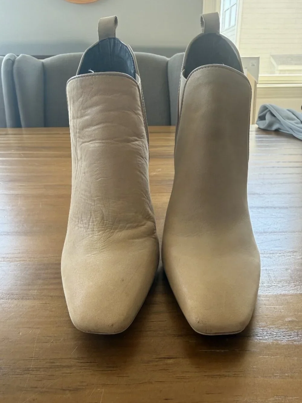 Jeffrey Campbell Brown Wedge Ankle Boots Size 6.5